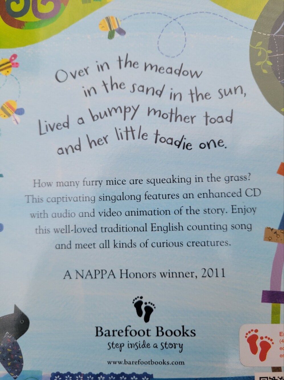 Over in the Meadow Children’s Picture Book - Colorful Blue & Green Cover - Picture 2 of 3